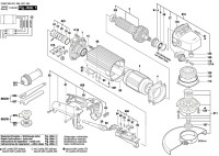 Bosch 0 602 334 434 ---- flat head angle sander Spare Parts
